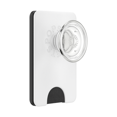 Clear White — PopWallet+ for MagSafe